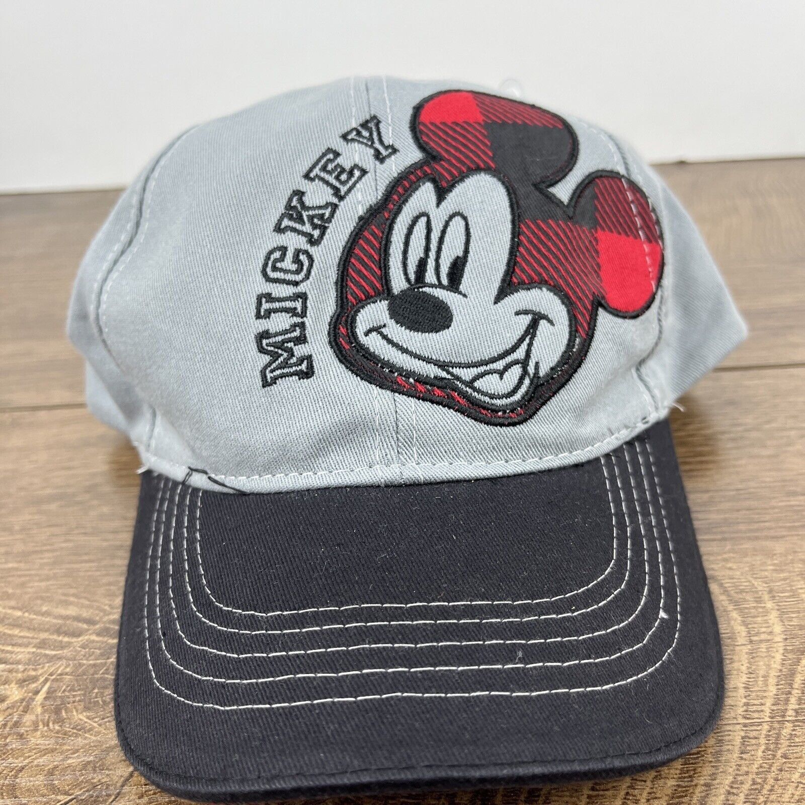 Other Mickey Mouse Hat Mickey Mouse Gray Hat Adjustable Adult Size Size ONE SIZE - 2 Thumbnail