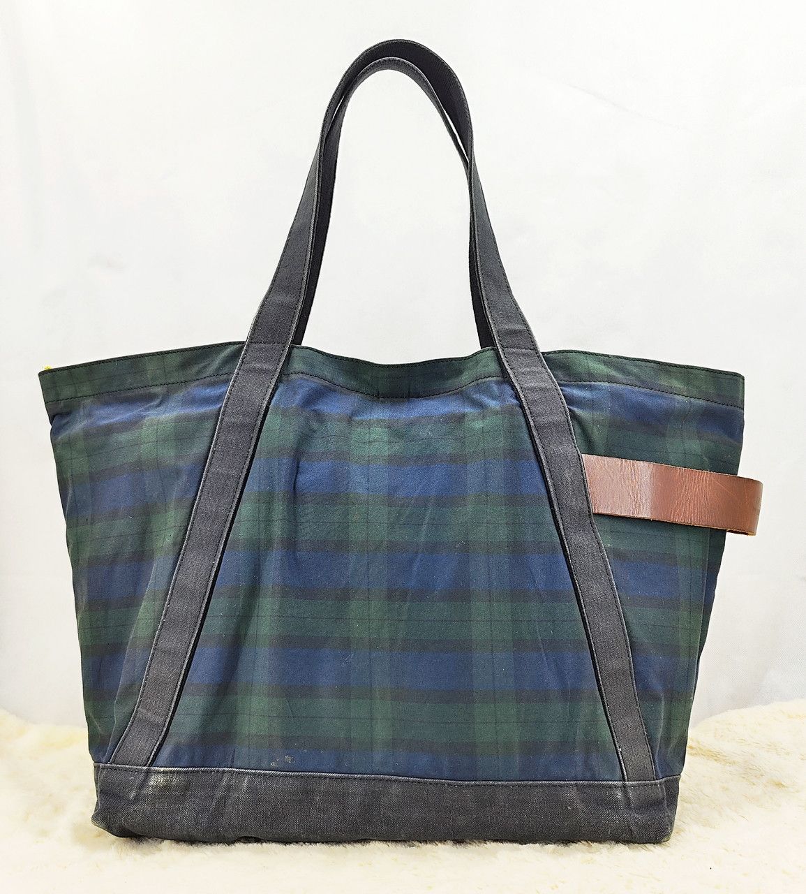 Japanese Brand SUOLO by MARINEDAY check big tote bag Size ONE SIZE - 1 Thumbnail