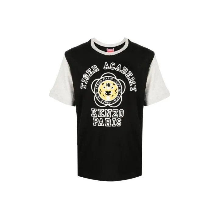 Kenzo Kenzo Tiger Academy Color-Block Tee 0079 Size US S / EU 44-46 / 1 - 1 Thumbnail