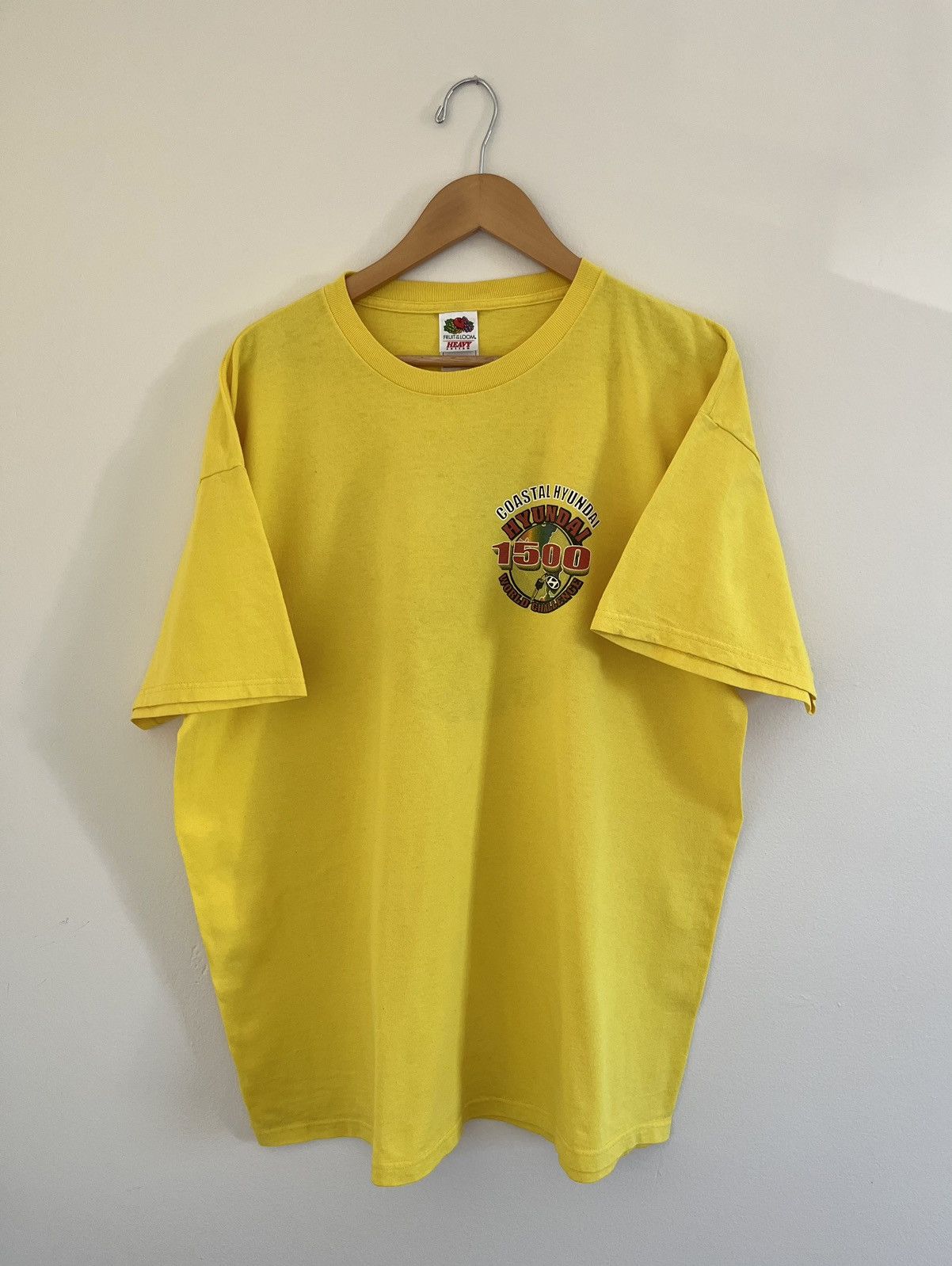Vintage Vintage 90’s Hyundai 1500 World Challenge T-Shirt Size US XXL / EU 58 / 5 - 2 Thumbnail