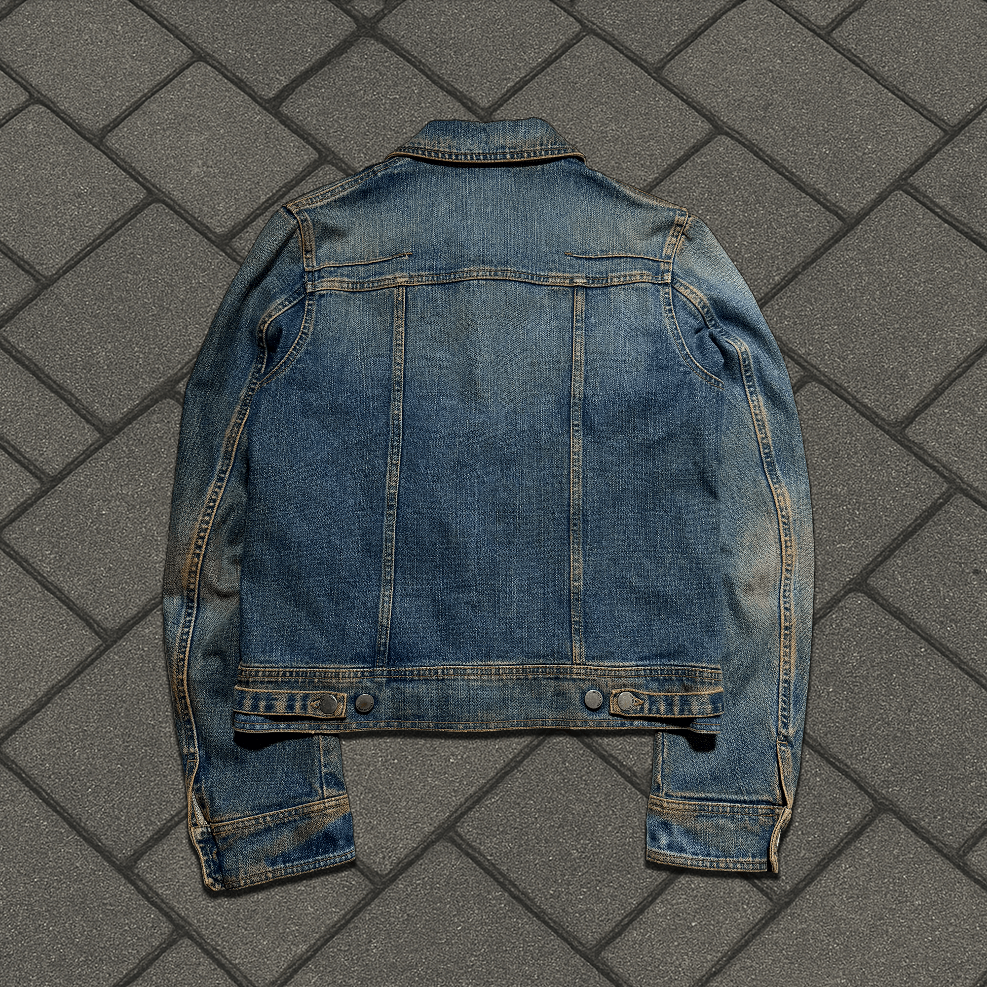 Dior AW04 Dior Homme Rust Denim Jacket Size US S / EU 44-46 / 1 - 2 Thumbnail