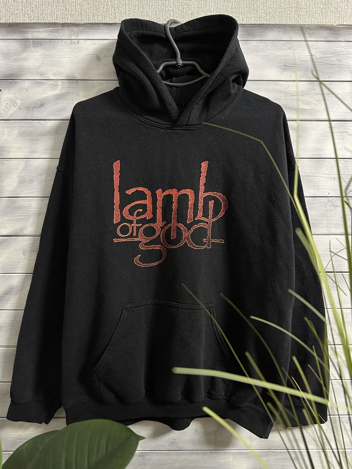 Band Tees Rare Vintage Hoodie Lamb Of God Big Logo Y2K Rock Metal Size US L / EU 52-54 / 3 - 2 Thumbnail