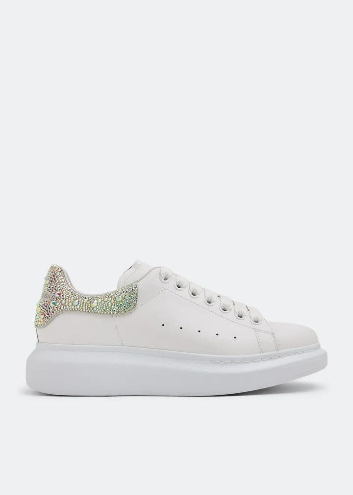 Alexander McQueen o1w1db10925 Oversized Sneaker in White Size US 7.5 / IT 37.5 - 1 Thumbnail