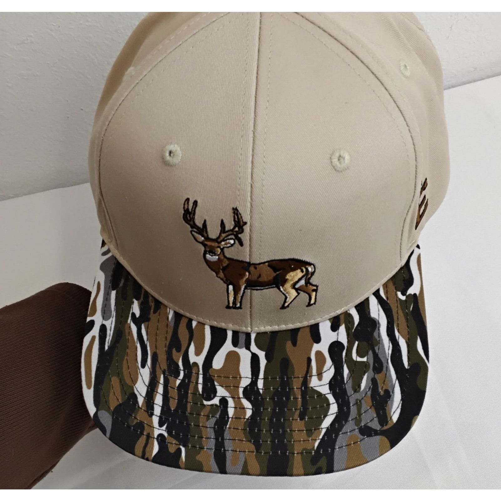 Other Embry Outdoors Snapback Brown Camo Deer Embroidered Dad Hat Size ONE SIZE - 6 Thumbnail