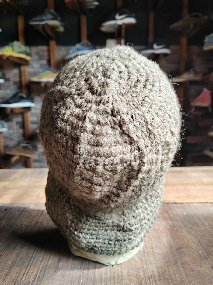 Japanese Brand Vintage Crochet Knitted handmade Bucket Hat Size ONE SIZE - 4 Thumbnail