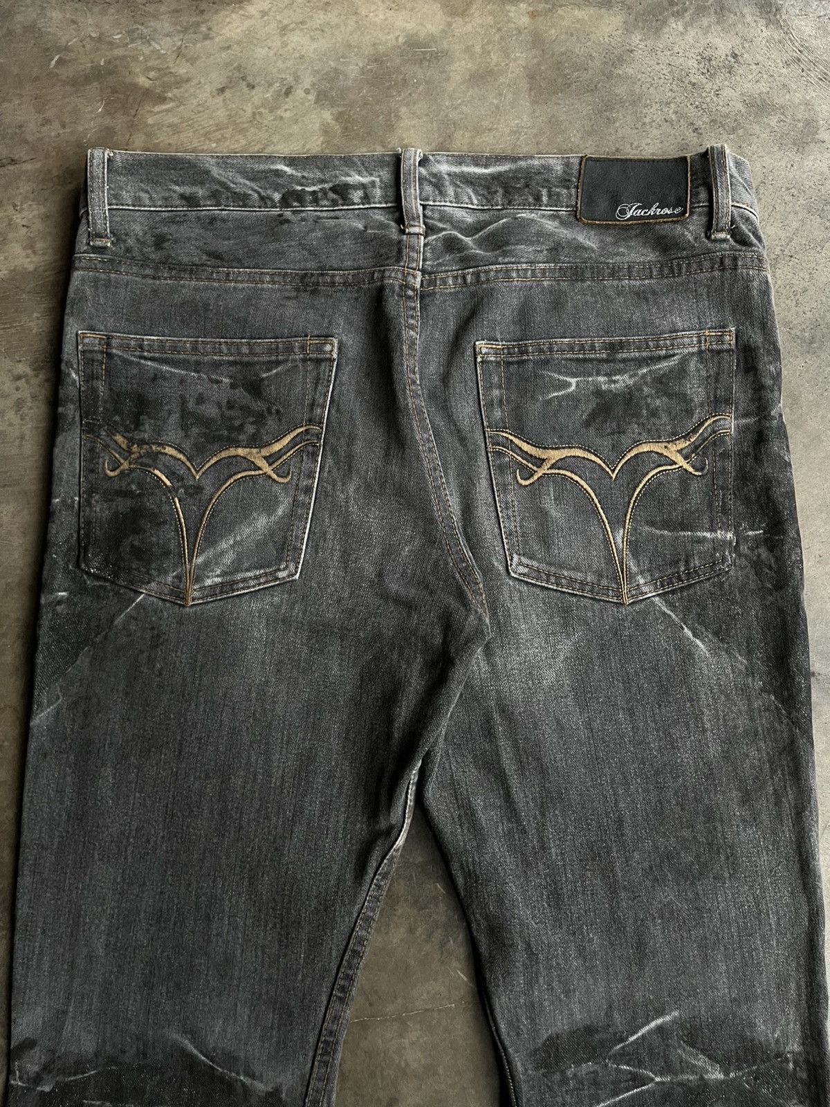 14th Addiction JAPANESE JACKROSE FLARE BOOT CUT VKEI SEDITIONARIES PANTS Size US 33 - 4 Thumbnail