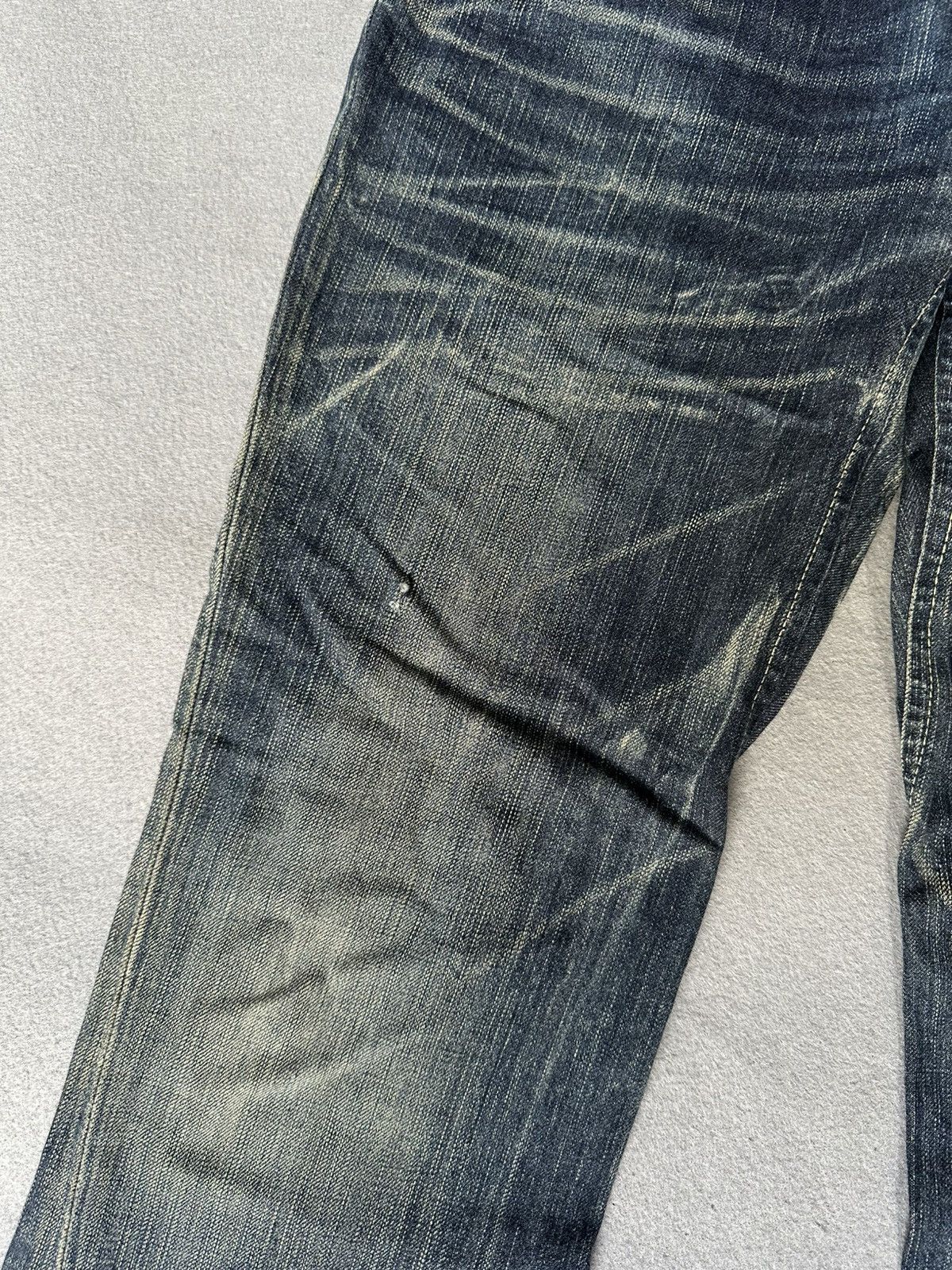 Japanese Brand FLARE Edwin Blue Trip Denim Size US 32 / EU 48 - 7 Thumbnail
