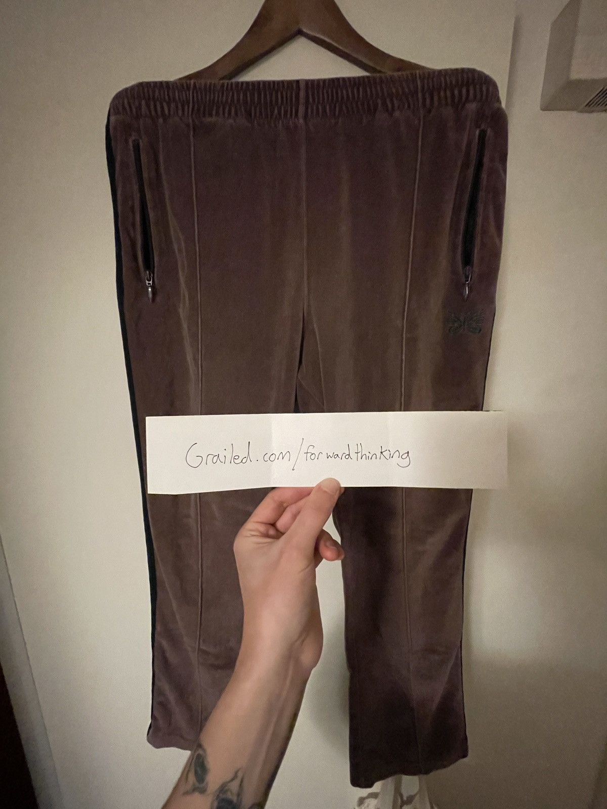 Needles Maroon/Brown Needles Track Pants Size US 32 / EU 48 - 2 Thumbnail