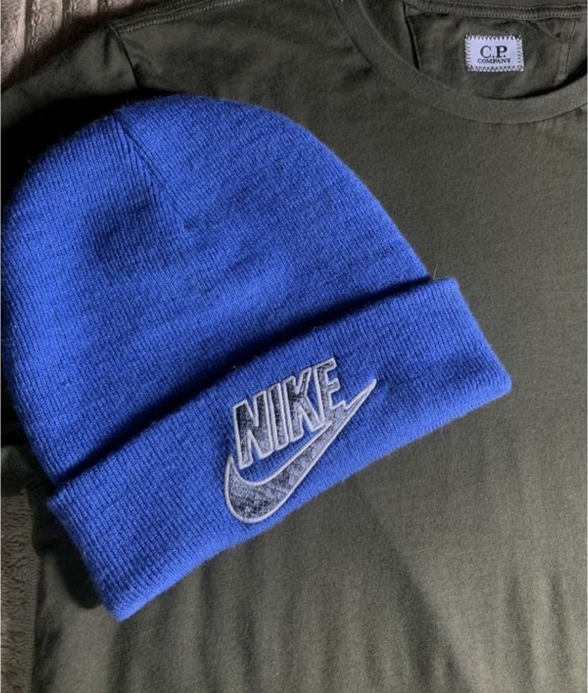 Nike × Supreme Nike x Supreme Blue Beanie Hat Size ONE SIZE - 1 Thumbnail