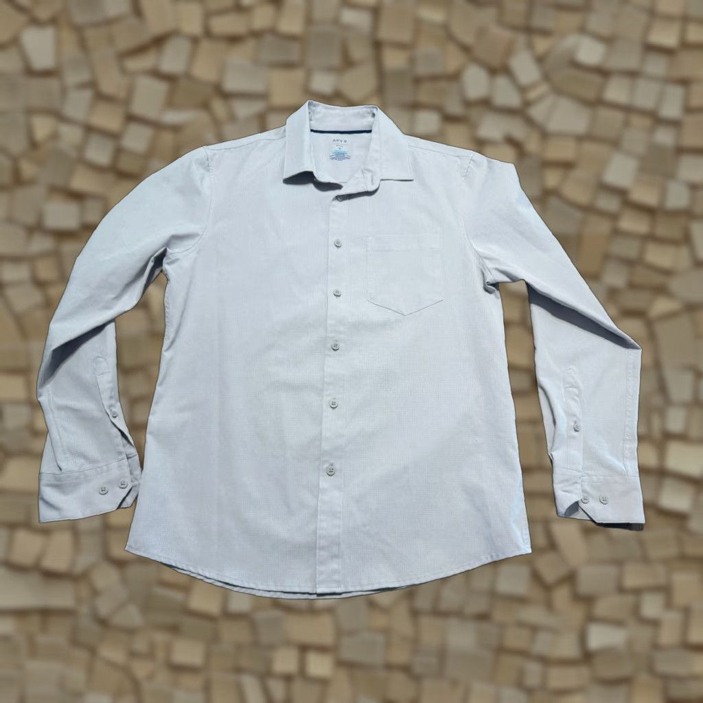 Apt. 9 APT. 9 Shirts Men's Size Large Gray Long Sleeve Button Up Pockets Casual Size US L / EU 52-54 / 3 - 1 Thumbnail