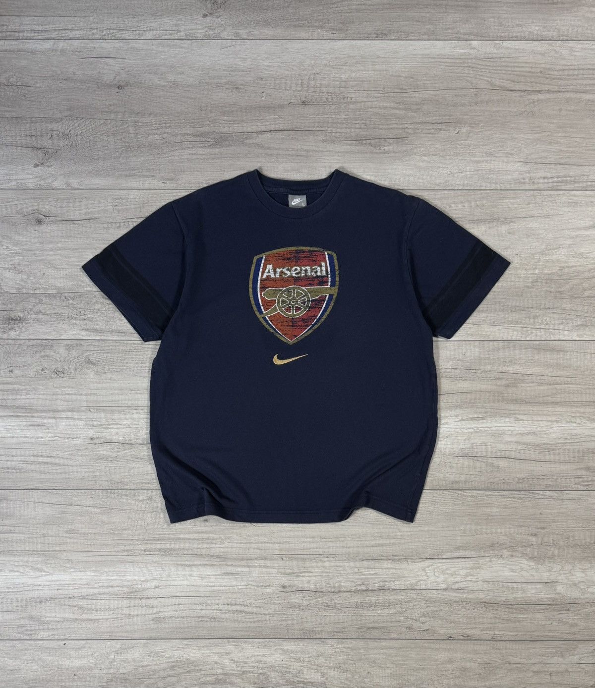 Nike Vintage Nike Arsenal Football Shirt Soccer Cotton Jersey Size US L / EU 52-54 / 3 - 1 Thumbnail