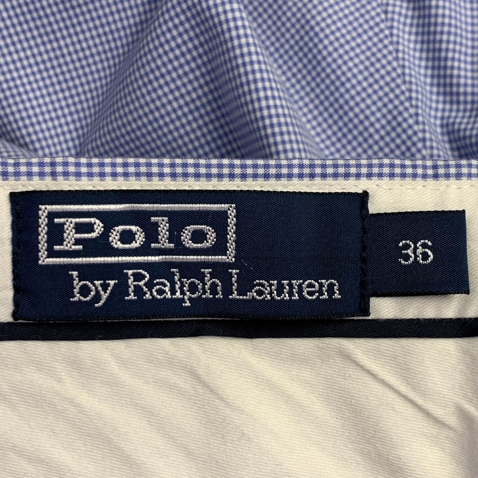 Polo Ralph Lauren POLO by RALPH LAUREN Size XL Blue White Gingham Cotton Suit Size 44R - 12 Thumbnail