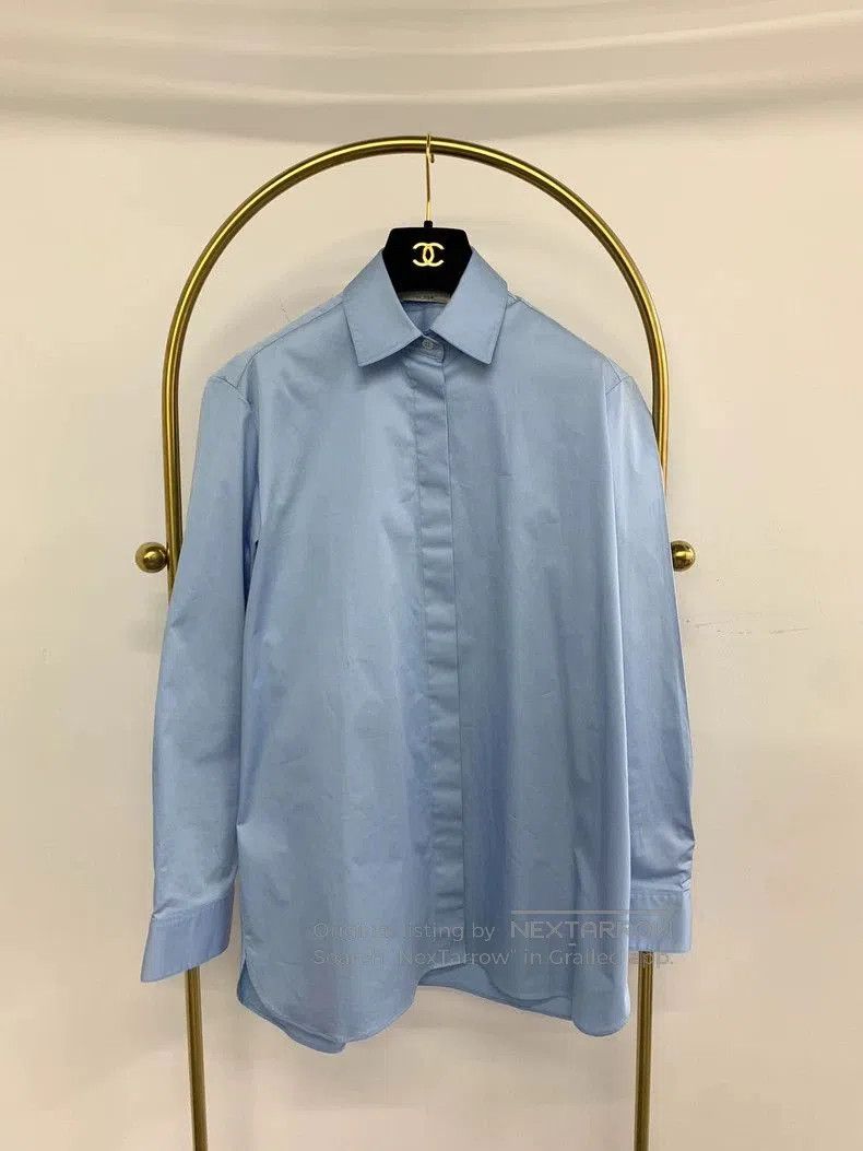 The Row The Row Blue Long Sleeve Shirt XS. Size US XS / EU 42 / 0 - 1 Thumbnail