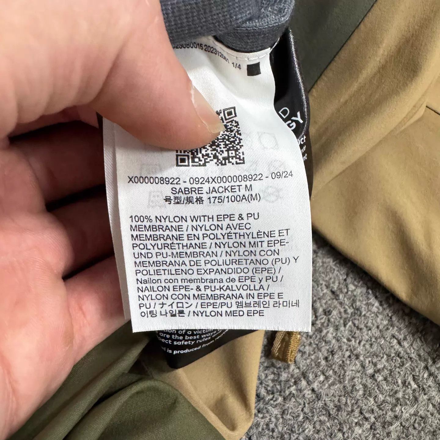 Arc'teryx Arcteryx Sabre Color Blocked Shell Jacket M 99 New Size US M / EU 48-50 / 2 - 7 Thumbnail