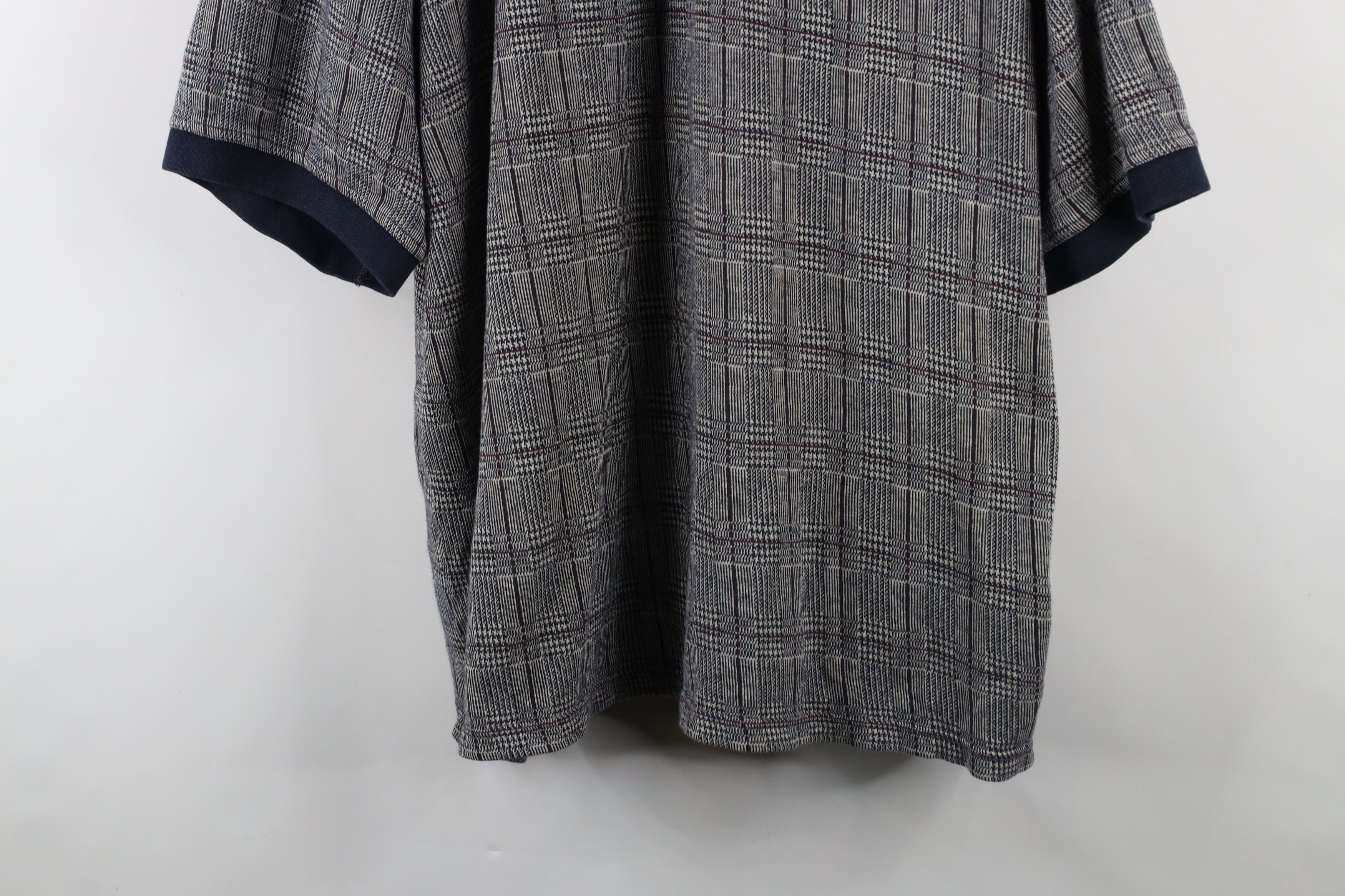 Vintage Vintage 90s Streetwear Frankenmuth Michigan Knit Polo Shirt Size US XL / EU 56 / 4 - 3 Thumbnail