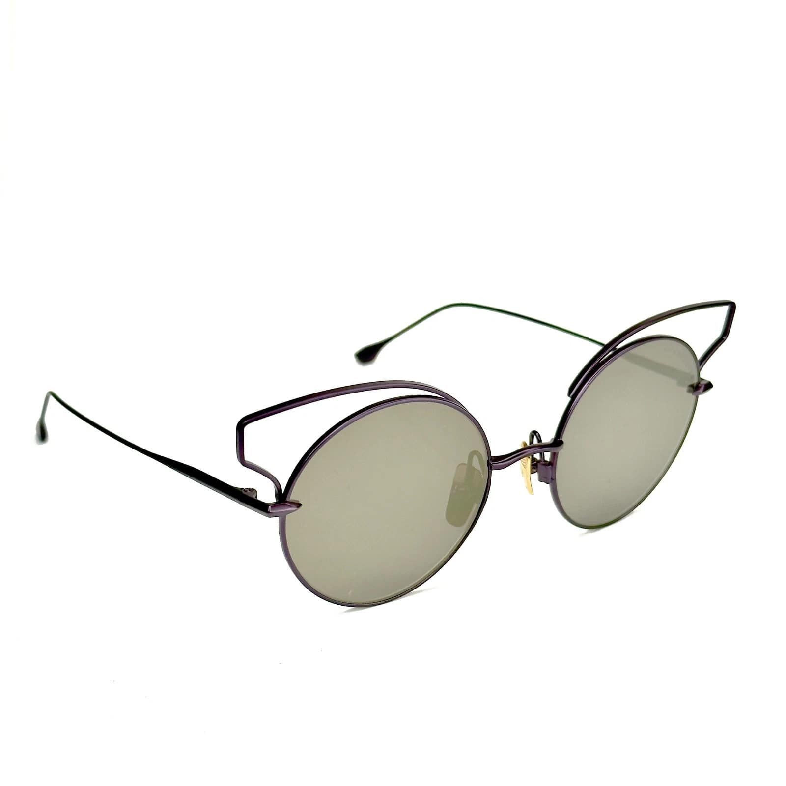 Dita DITA BELIEVER 23008 Round Lilac Purple Mirrored Sunglasses Size ONE SIZE - 8 Thumbnail