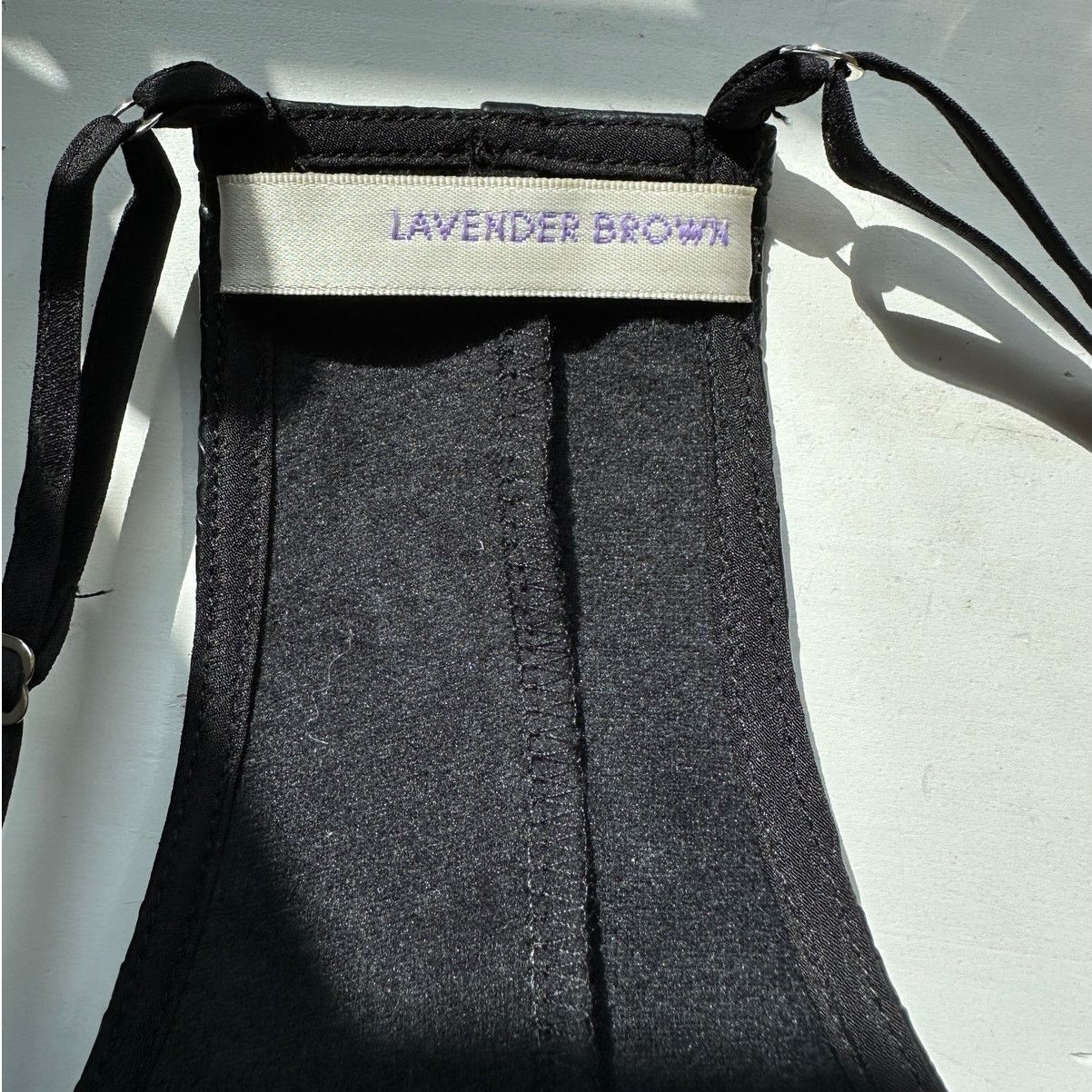 Other Lavender Brown Black Faux Leather Snakeprint VNeck Tank Top Size L / US 10 / IT 46 - 6 Thumbnail