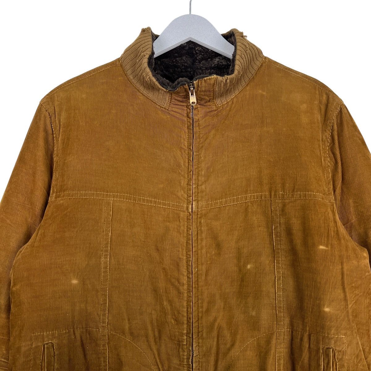 Japanese Brand 🔥 INCERTUS CORDUROY FAUX FUR LINING BOMBER JACKET Size US M / EU 48-50 / 2 - 3 Thumbnail