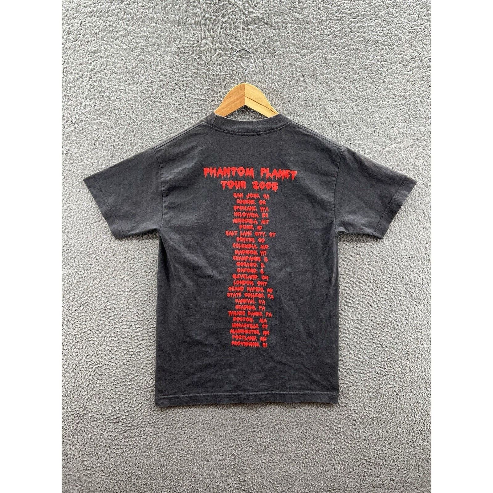 Alstyle 2004 Phantom Planet Giant 2005 Tour Gray T-Shirt Size Small Size US S / EU 44-46 / 1 - 2 Thumbnail