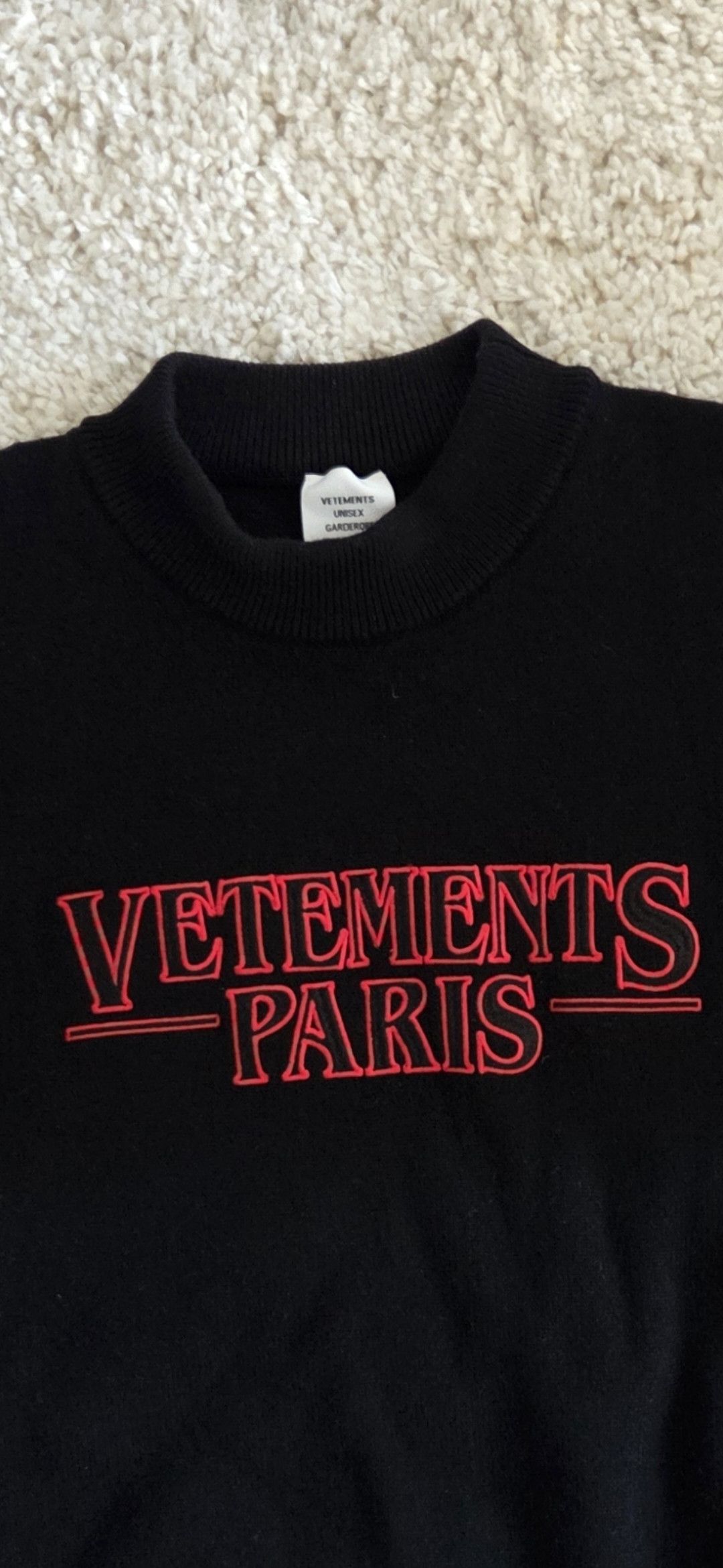 Vetements Vetements Pullover, Merinowolle, Black Size US L / EU 52-54 / 3 - 1 Thumbnail