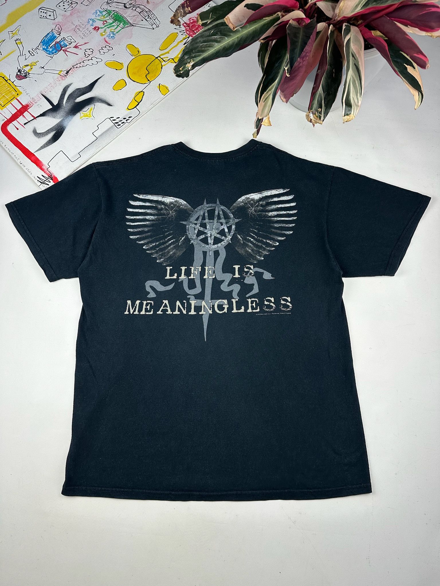 Band Tees Vintage MOONSPELL tee Paradise Lost Tiamat gothic metal Size US L / EU 52-54 / 3 - 5 Thumbnail