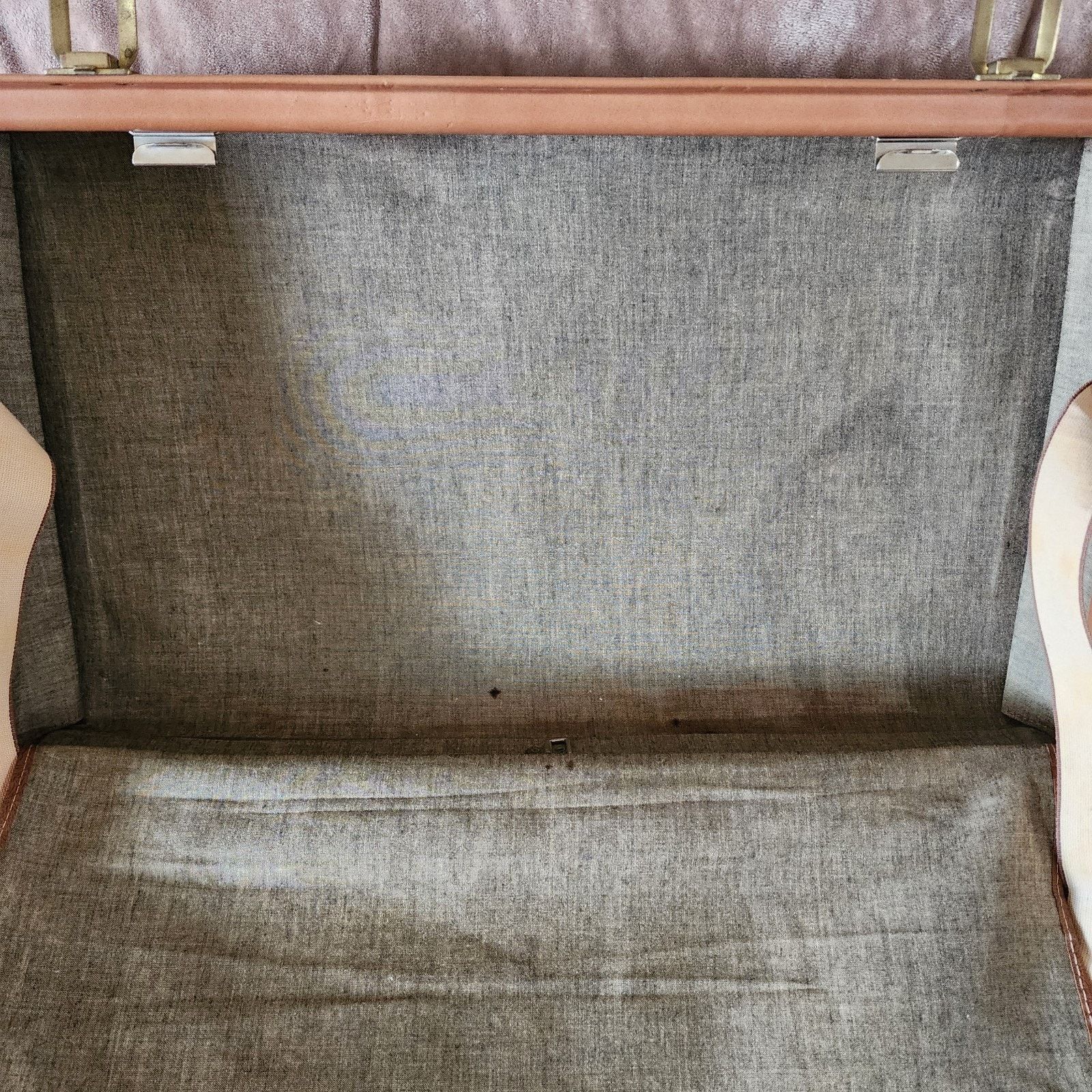 Hartmann Hartmann Knocabout Leather Suitcase - 21"x12"x"6 - Vintage Size ONE SIZE - 4 Thumbnail