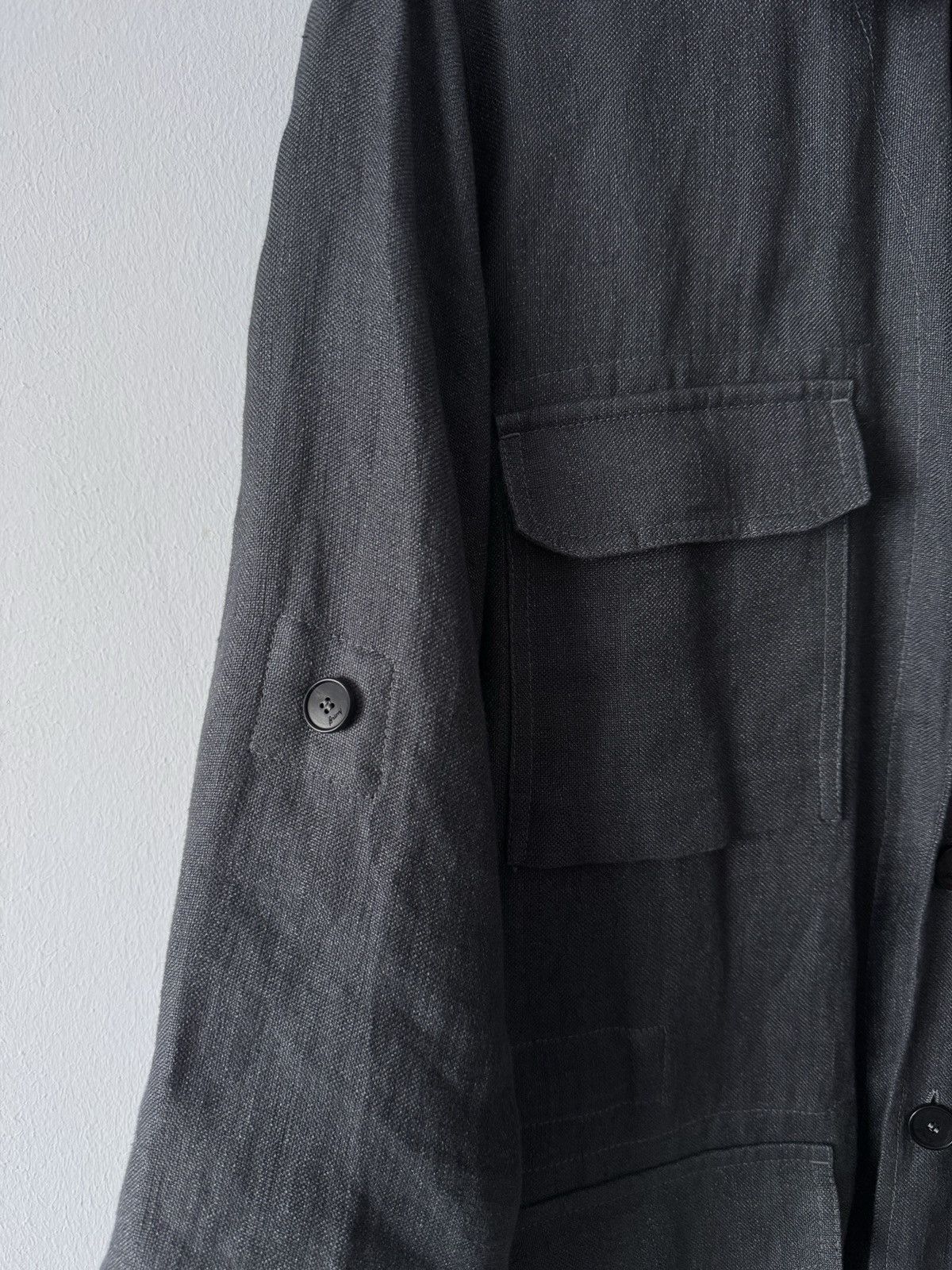 Brioni 🔥🔥 2700$ Brioni Linen And Silk Safary Jacket Size US XL / EU 56 / 4 - 5 Thumbnail