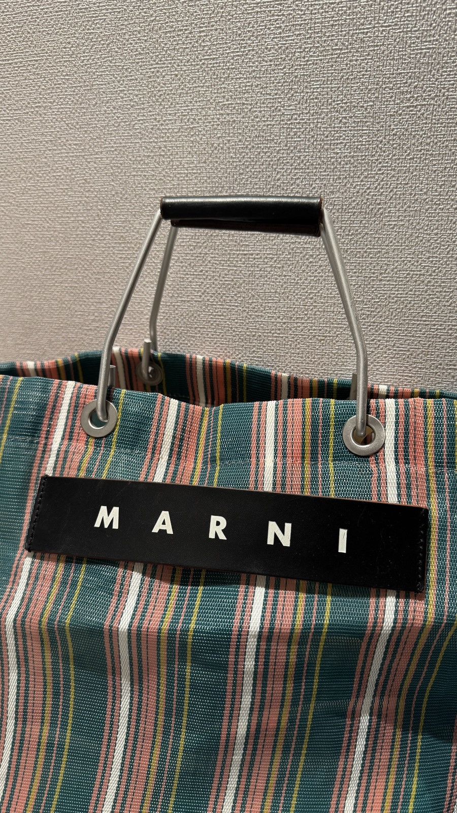Marni Marni Mesh Handle Bag with Leather Lable and Handle Size ONE SIZE - 2 Thumbnail