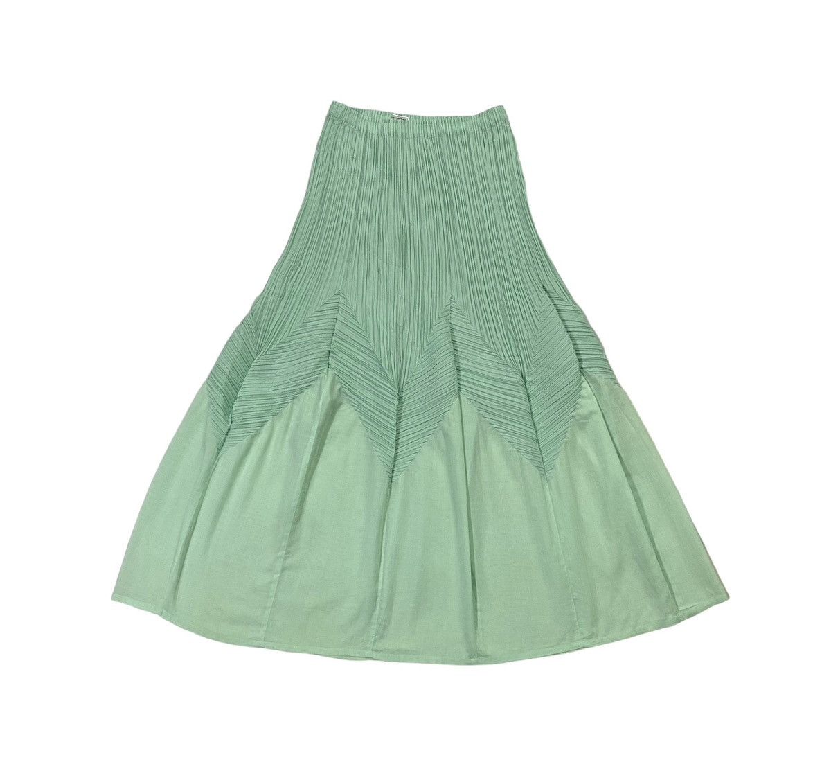 Designer × Issey Miyake Issey Miyake Fete Pleated Long Skirt Size 25" / US 0 / IT 36 - 1 Thumbnail