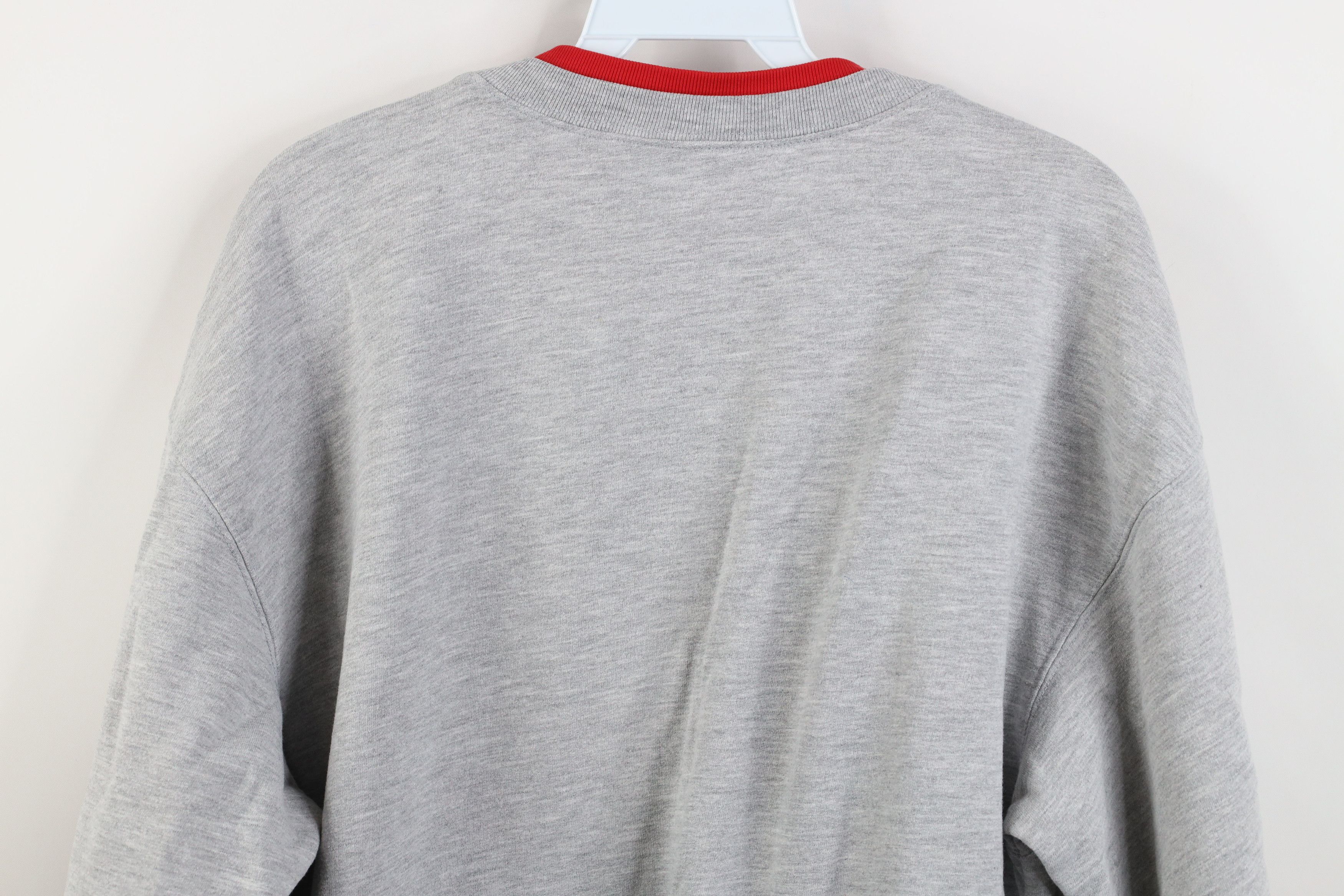 Vintage Vintage 90s Y2K Christmas Winter Snowman Hair Day Sweatshirt Size L / US 10 / IT 46 - 10 Thumbnail