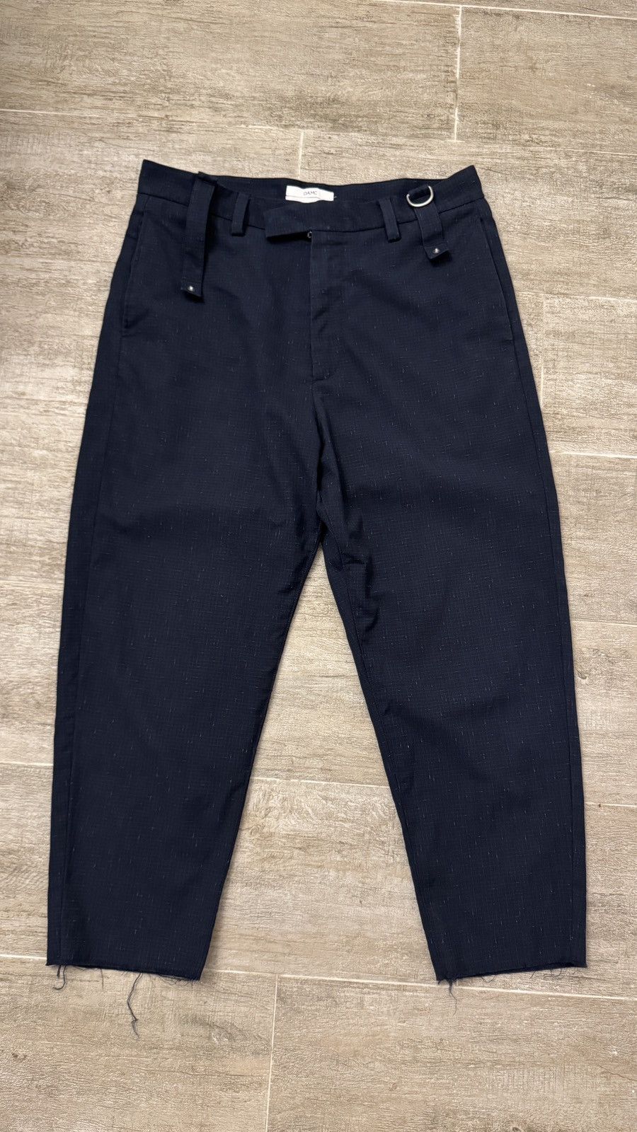 OAMC OAMC Cropped Carrot cut ankle Pant Trousers Navy Size US 32 / EU 48 - 1 Thumbnail