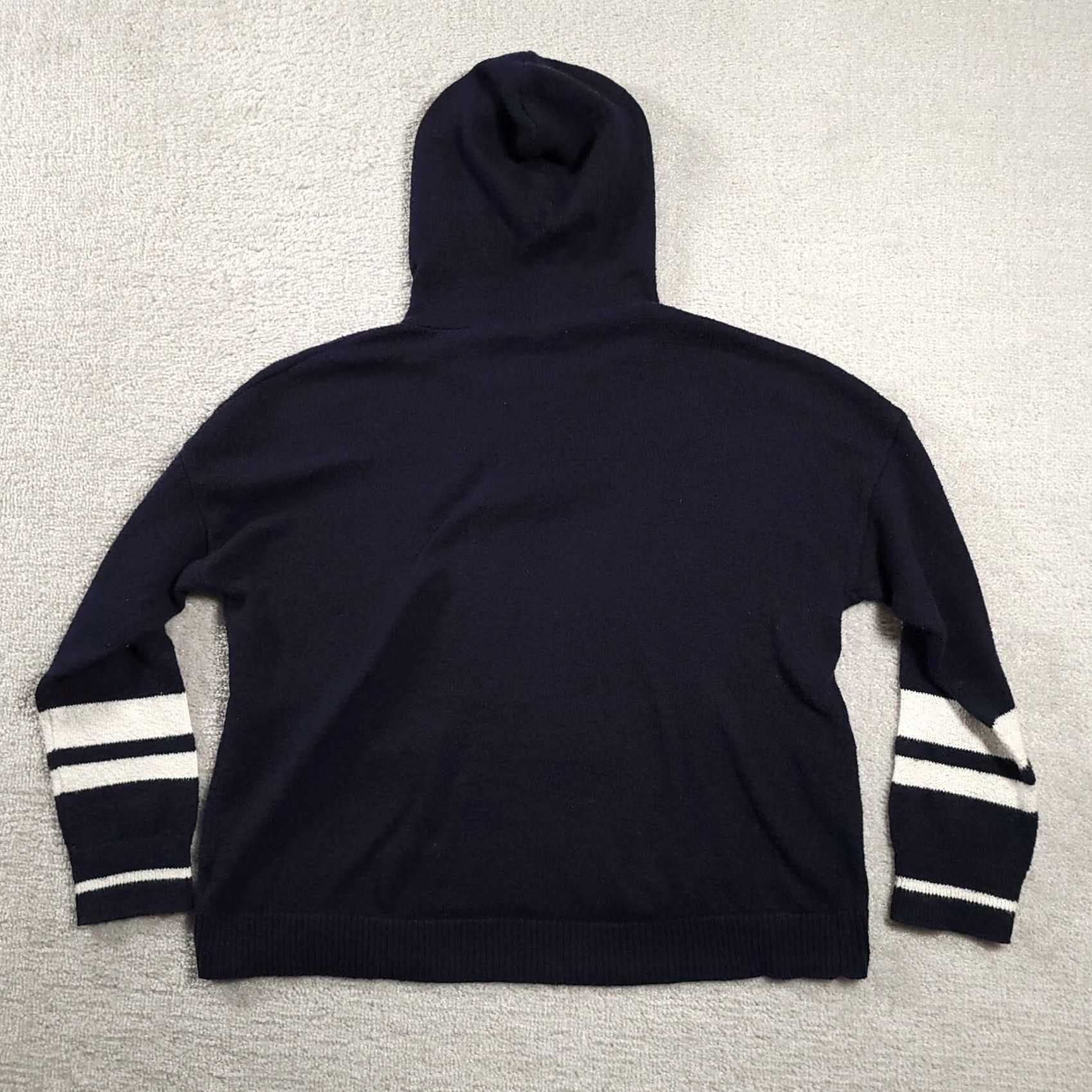 American Eagle Outfitters VINTAGE American Eagle Outfitters Sweatshirt Oversized Hooded Womens Medium Blue Henley Buttons 2000s? Size M / US 6-8 / IT 42-44 - 7 Thumbnail