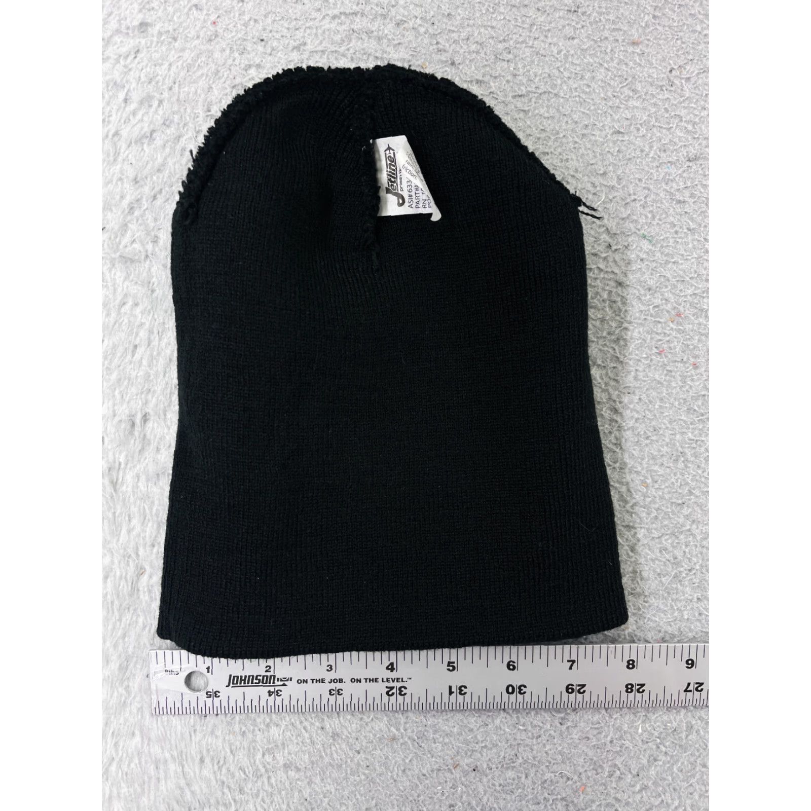 Vintage #Tooeletech College Beanie Toque Adult One Size Black Knit 100% Acrylic School Size ONE SIZE - 5 Thumbnail