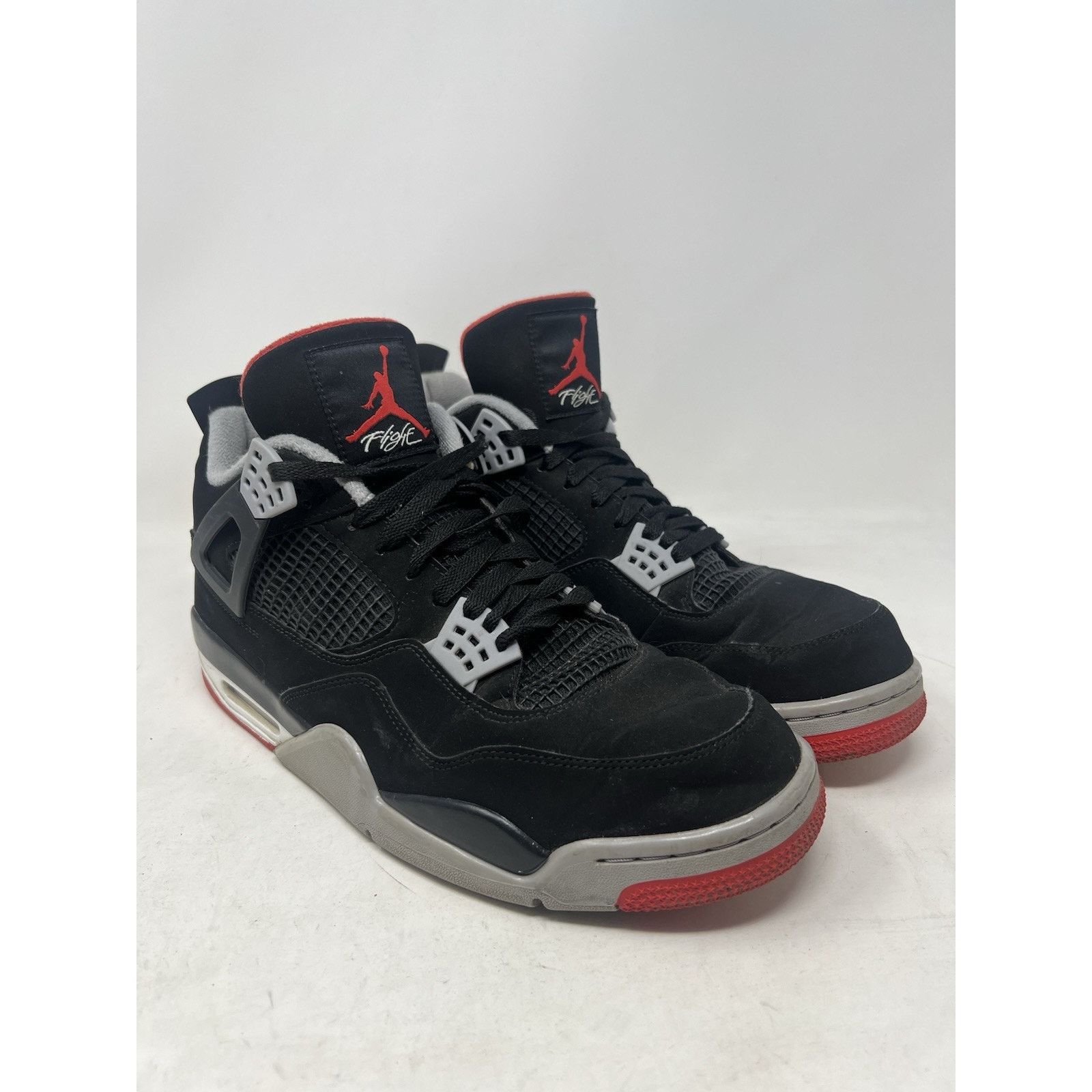 Jordan Brand Air Jordan 4 (IV) : 2019 Black/Fire Red/Cement Grey Size 13 Size US 13 / EU 46 - 1 Thumbnail