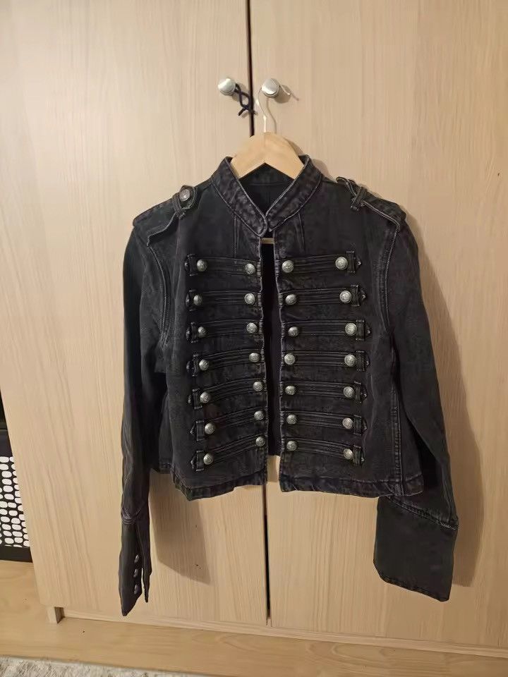 Japanese Brand Vintage Military-Inspired Denim Jacket – Bold, Structured Size US M / EU 48-50 / 2 - 13 Thumbnail