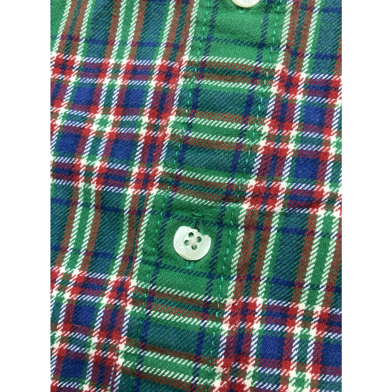 Tommy Hilfiger VINTAGE Tommy Hilfiger Flannel Shirt Cotton Heavyweight Plaid Men’s Large Size US L / EU 52-54 / 3 - 2 Thumbnail