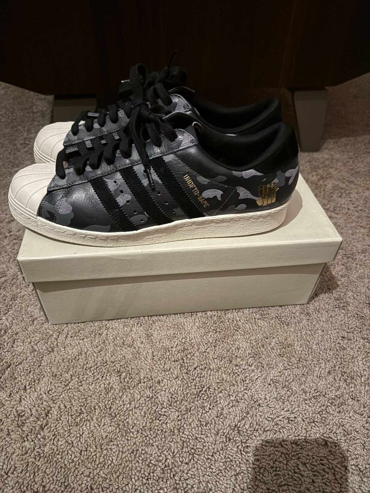 Adidas × Bape × Undefeated Adidas X Bape X Undefeated sneaker Size US 10 / EU 43 - 3 Thumbnail