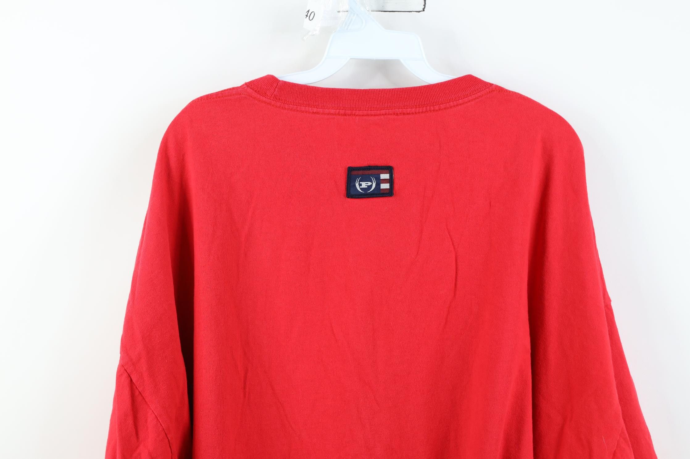 Phat Farm Vintage 90s Y2K Phat Farm Spell Baggy Fit T-Shirt Red Cotton Size US XXL / EU 58 / 5 - 14 Thumbnail