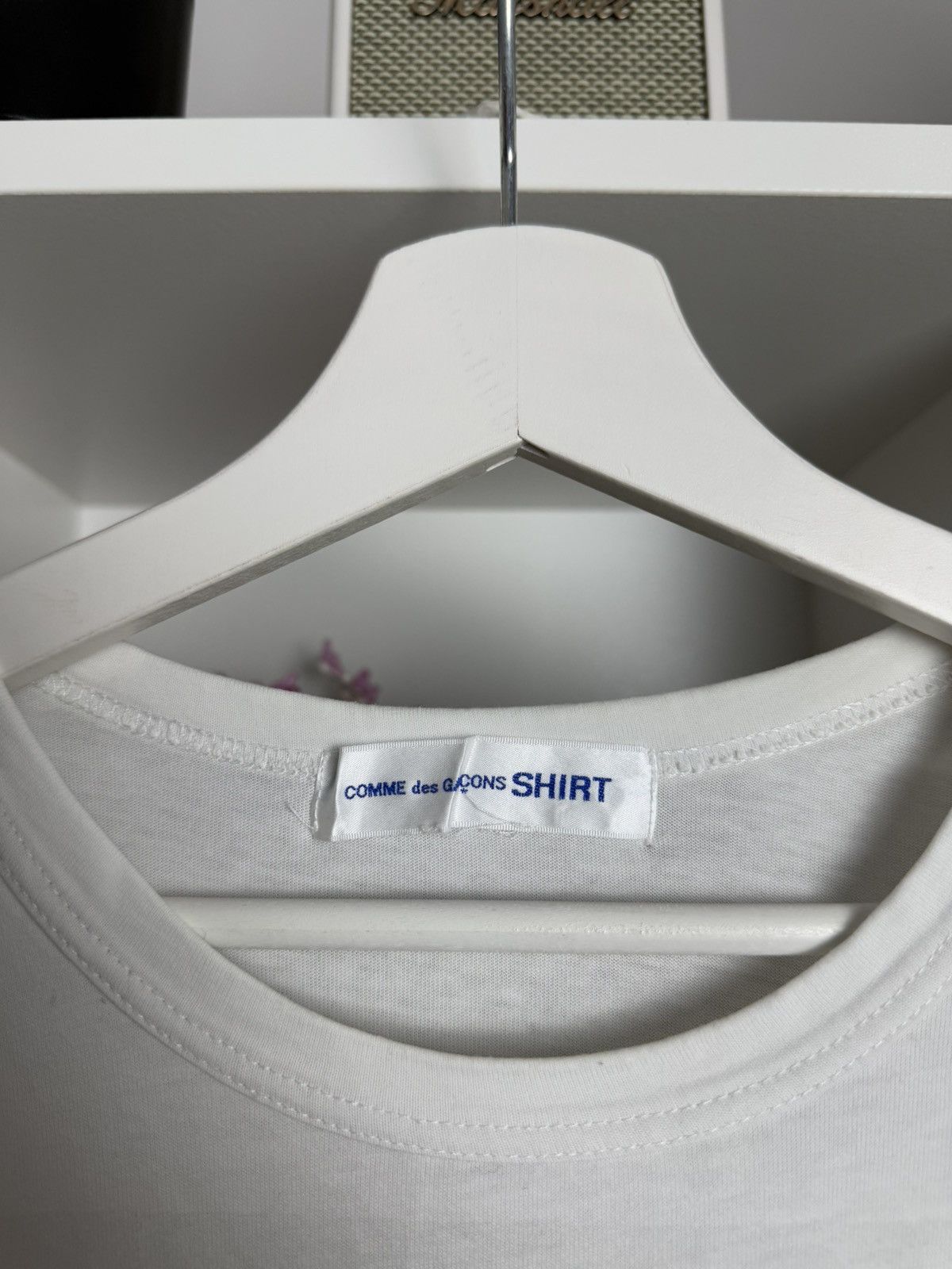 Comme des Garcons × Japanese Brand × Vintage Vintage Comme Des Garçons White printed t-shirt M Japan rare Size US M / EU 48-50 / 2 - 3 Thumbnail