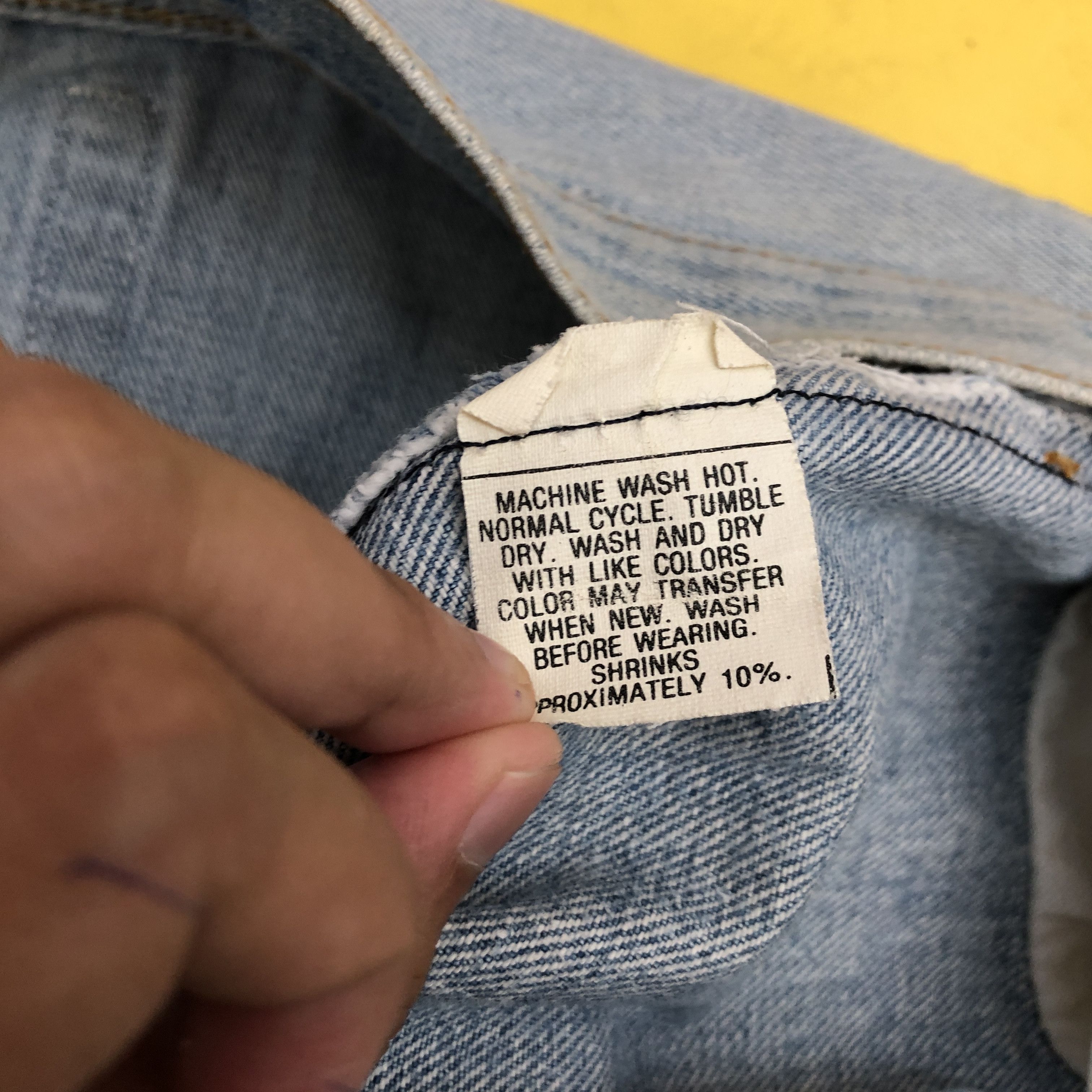Levi's Vintage Levi's 501 Sun Faded Jeans Levis Light Wash Denim Size US 34 / EU 50 - 10 Thumbnail