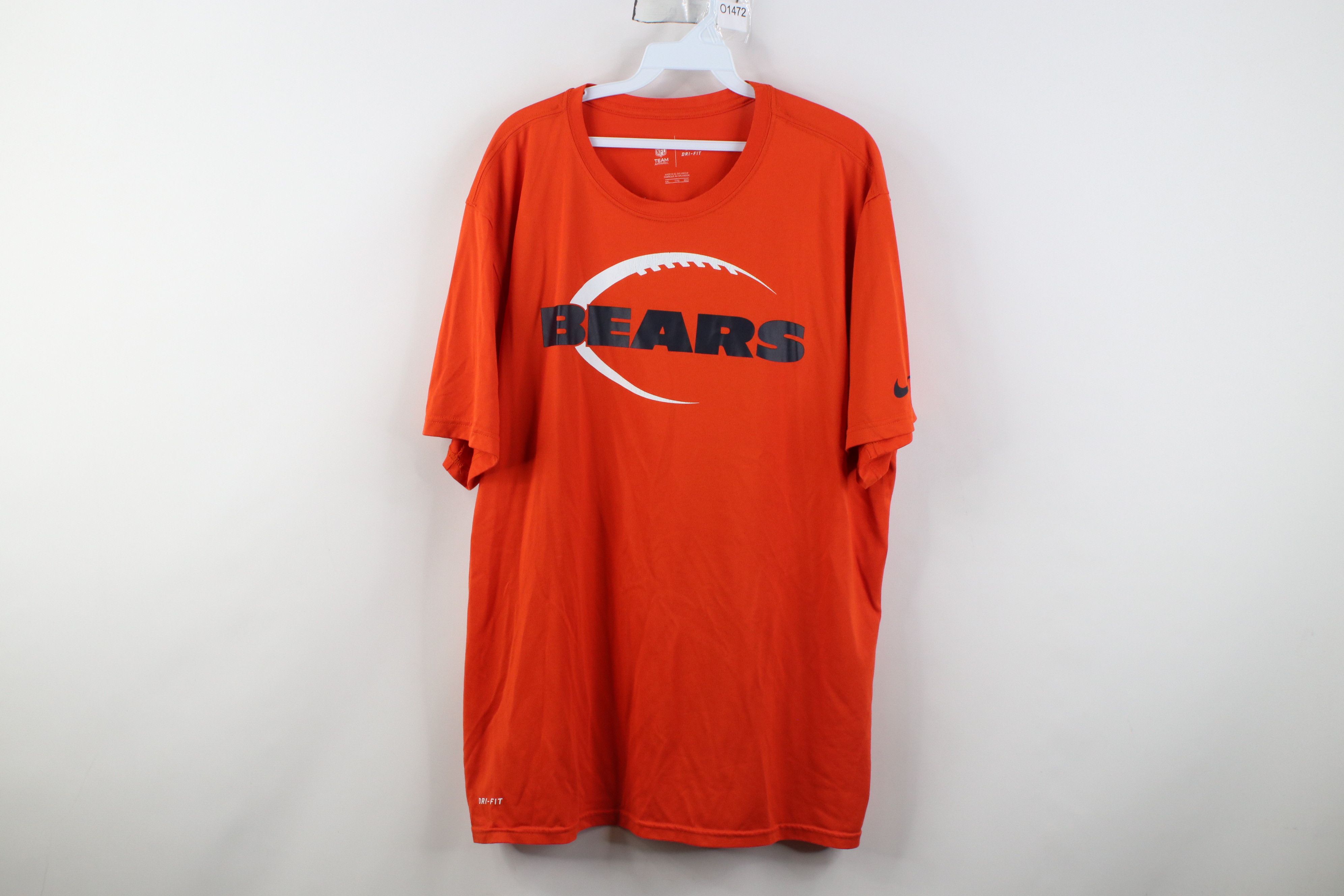 Nike Nike NFL Chicago Bears Football Shorts Sleeve T-Shirt Orange Size US XXL / EU 58 / 5 - 1 Thumbnail