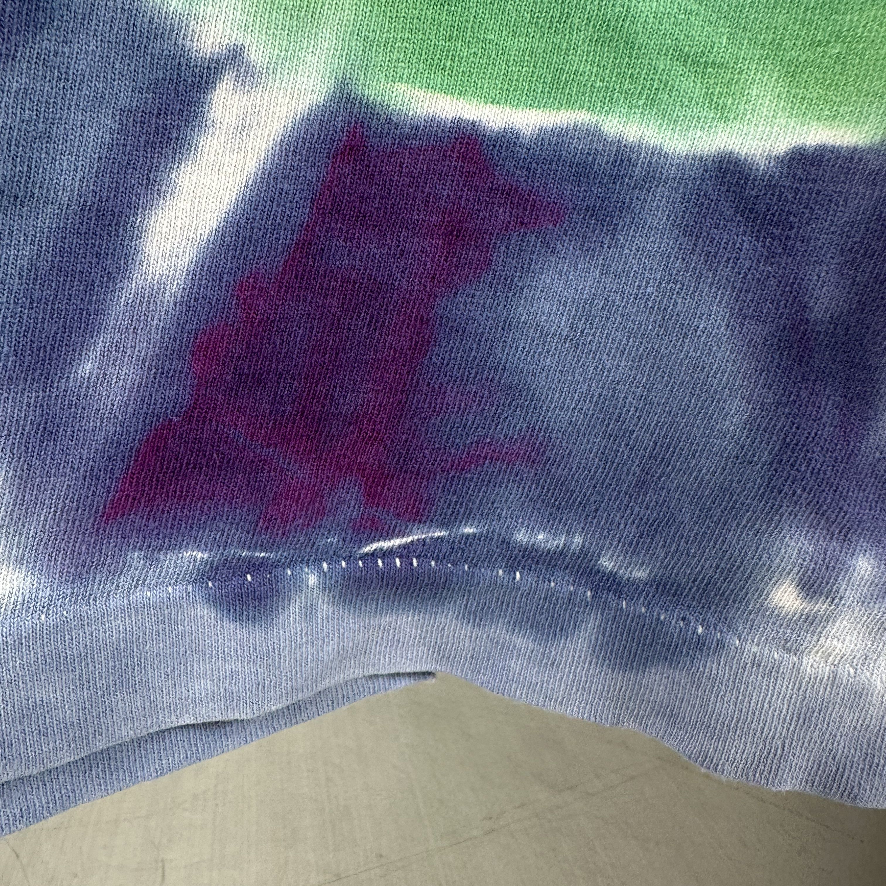 Vintage ​Vintage 1990 Rainforest Gone in Our Lifetime? Tie Dye Tee Size US L / EU 52-54 / 3 - 6 Thumbnail