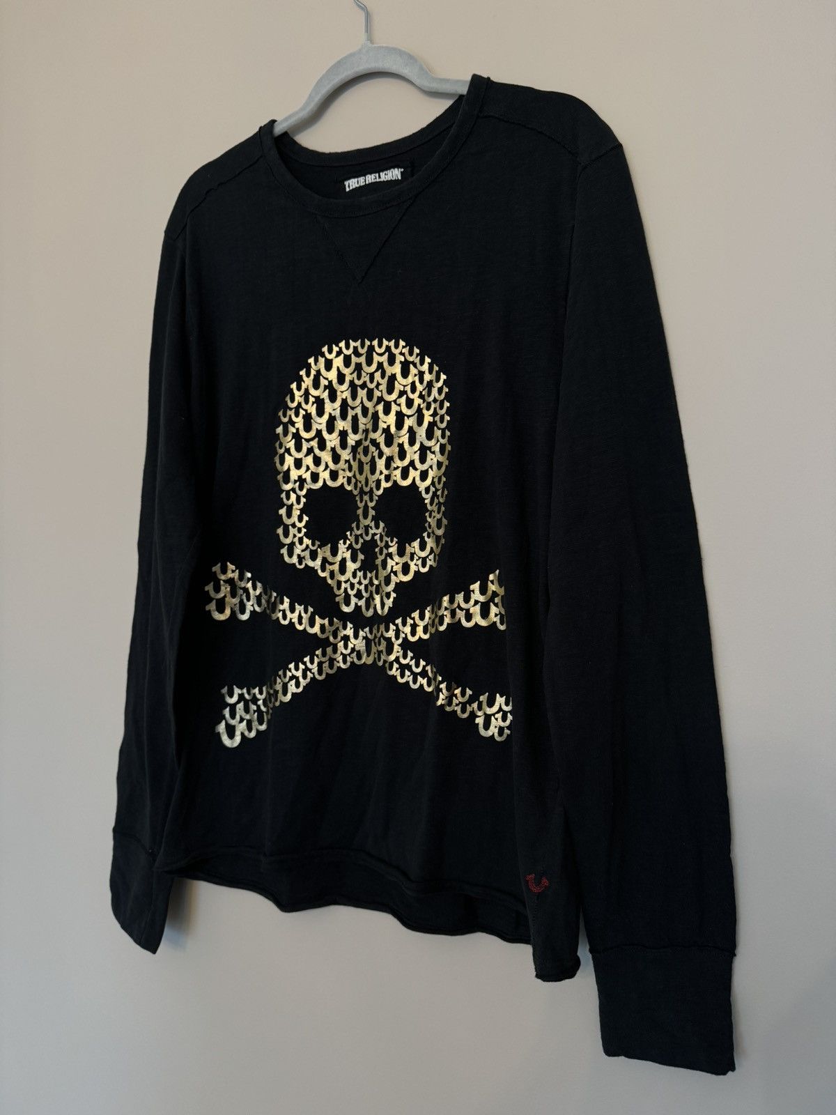 True Religion True Religion sweatshirt longsleeve with logo skull rare Size US XL / EU 56 / 4 - 2 Thumbnail