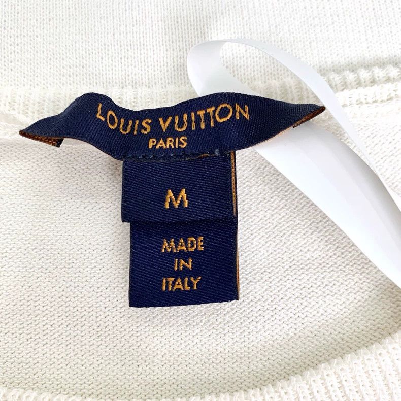 Louis Vuitton Louis Vuitton Monogrammed printed white short sleeve T-shi Size M / US 6-8 / IT 42-44 - 6 Thumbnail
