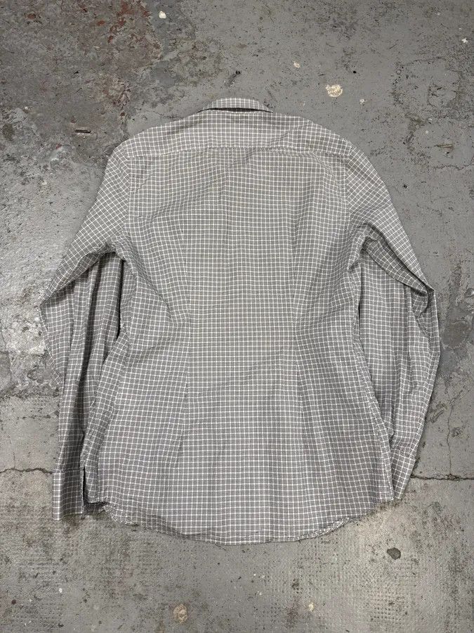 Designer × Prada × Vintage SS2011 Prada Grey Checkered Shirt Size US M / EU 48-50 / 2 - 4 Thumbnail