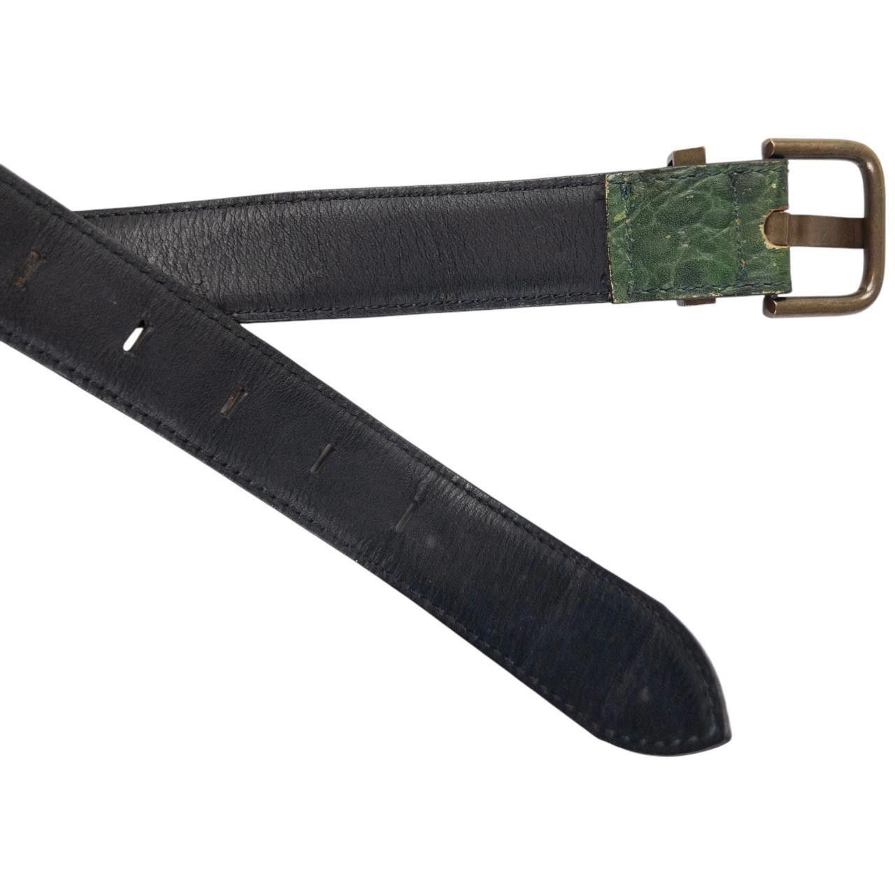 Designer Vintage CP Company Crocodile Belt Size W30 Size ONE SIZE - 5 Thumbnail