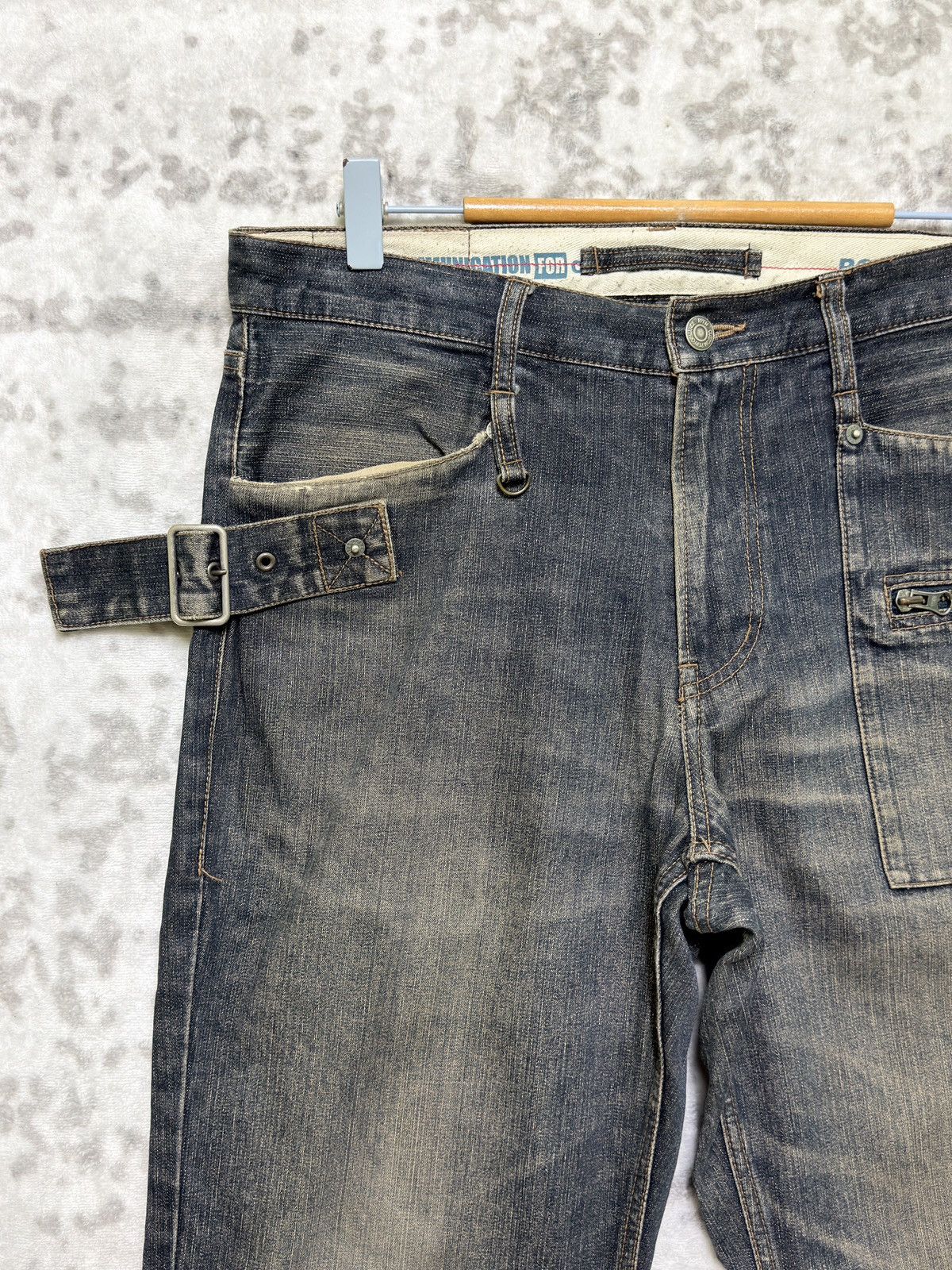 Japanese Brand × Vintage Vintage PPFM Bondage Short Denim Pants Size US 31 - 4 Thumbnail
