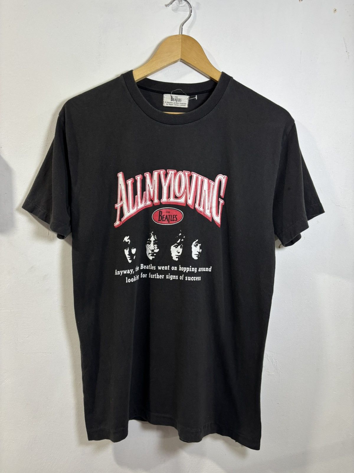 Band Tees × Vintage Vintage The Beatles Tshirt Size US M / EU 48-50 / 2 - 1 Thumbnail