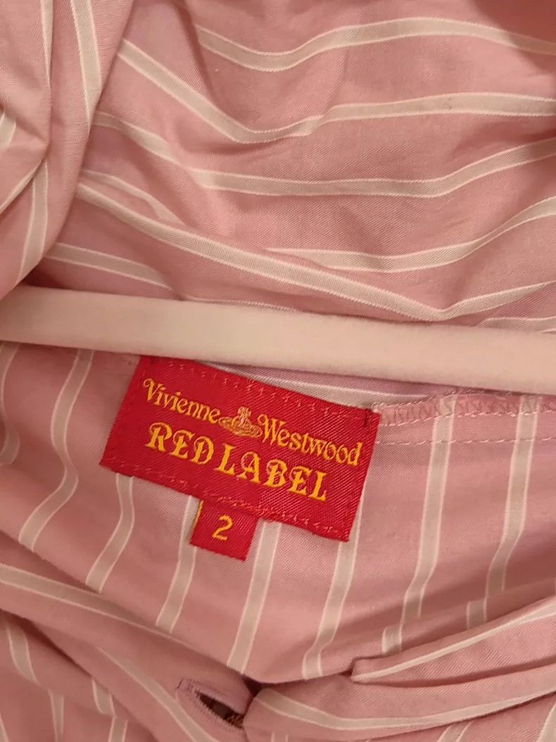 Vivienne Westwood Vivienne Westwood size2 Pink striped bow tie shirt Size M / US 6-8 / IT 42-44 - 2 Thumbnail