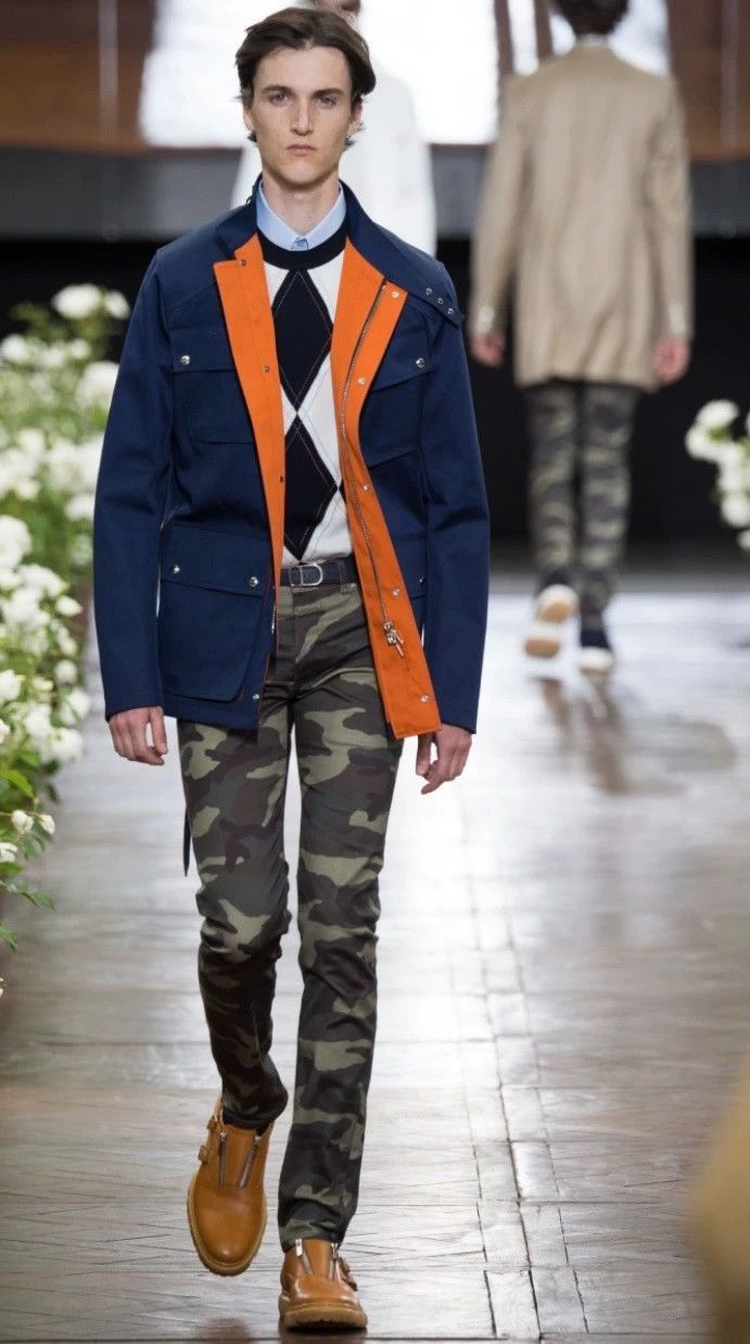 Dior Dior 16ss Blue Orange Windbreaker Hunting Jacket Coat 2501- Size US L / EU 52-54 / 3 - 9 Thumbnail